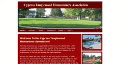 Desktop Screenshot of cypresstanglewood.org